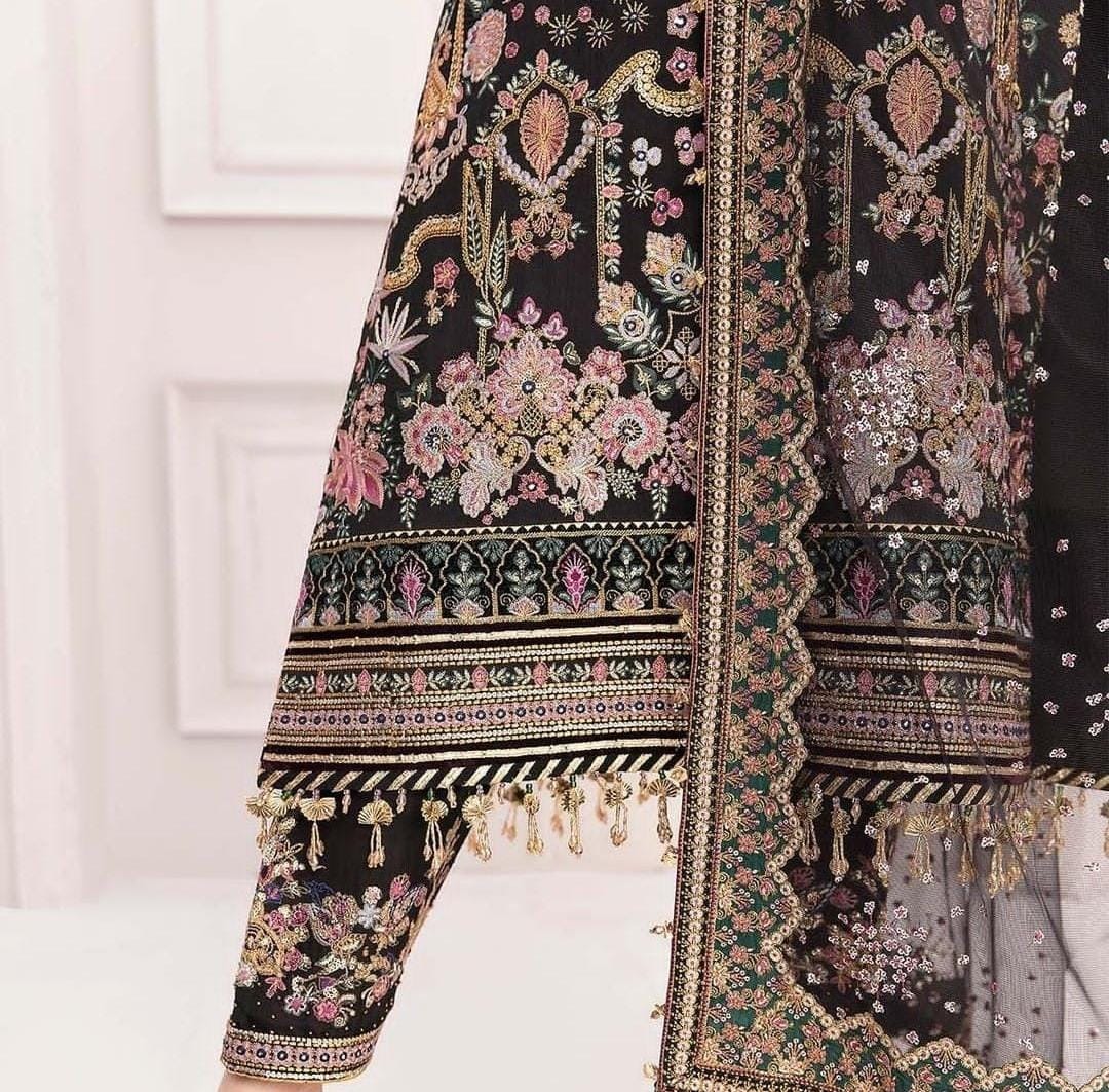 Baroque Heavy Embroidered Addawork Formal Bridal Collection