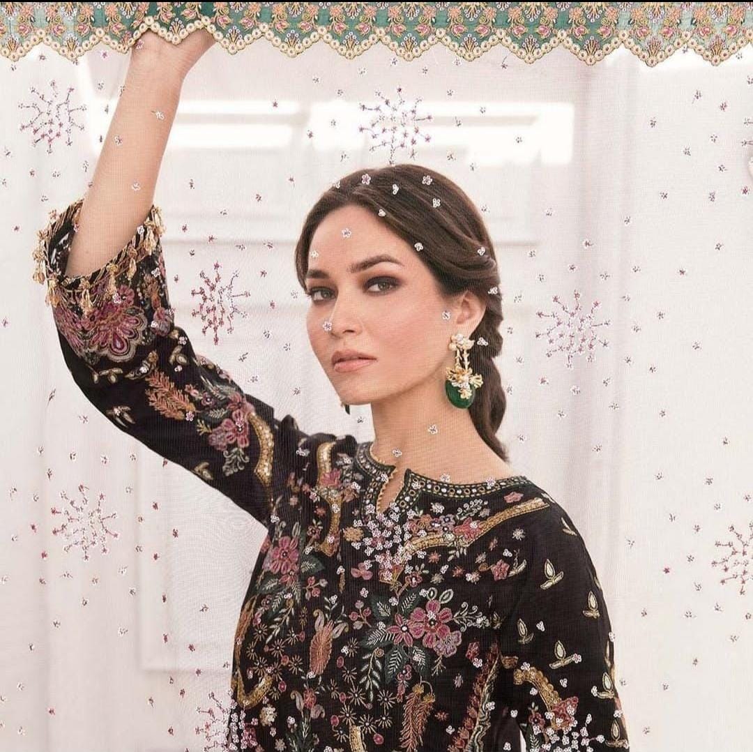 Baroque Heavy Embroidered Addawork Formal Bridal Collection