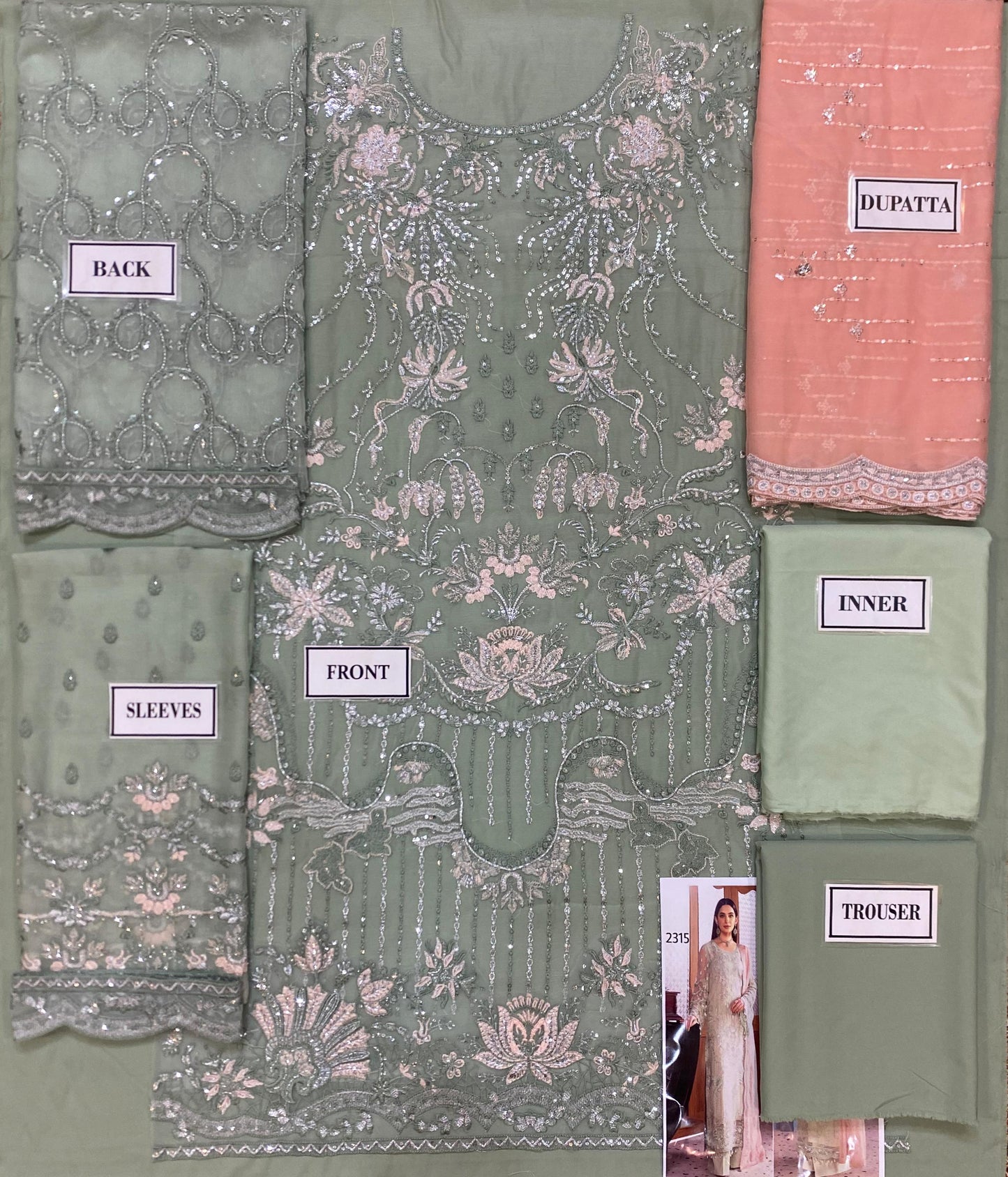 Ramsha Chiffon Embroidered Collection