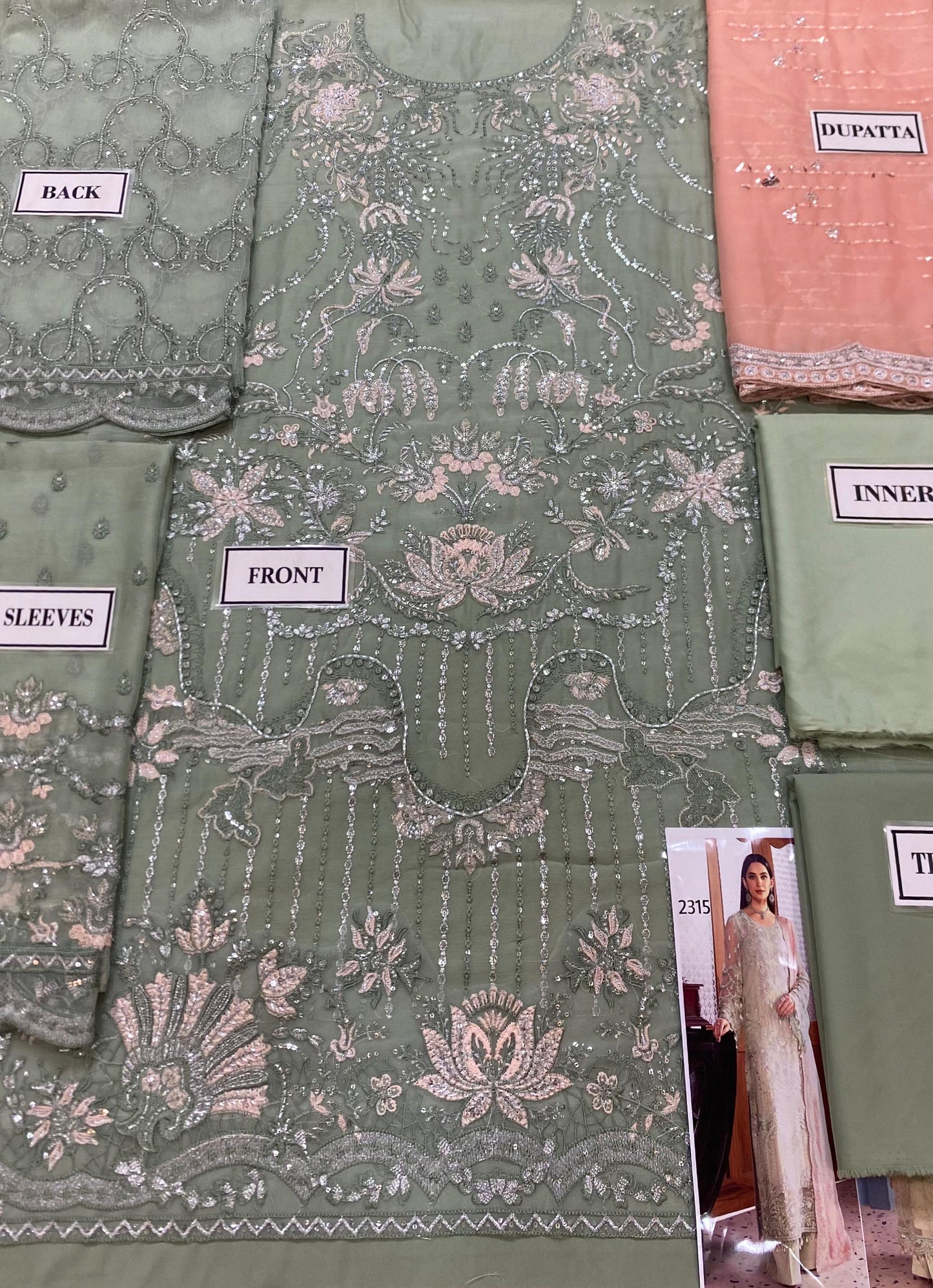 Ramsha Chiffon Embroidered Collection