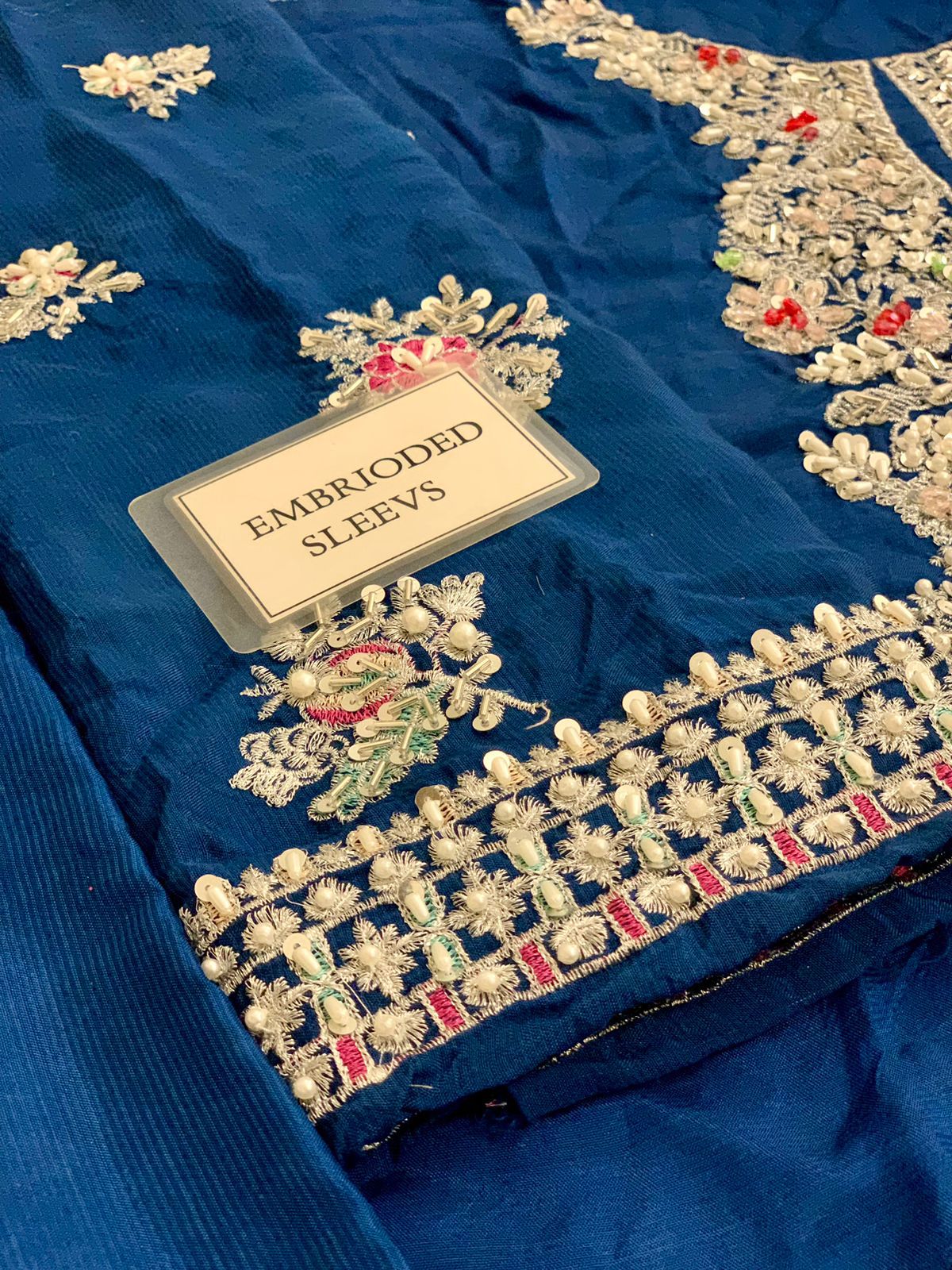 HUSSAIN REHAR FORMAL RAW SILK DRESS
