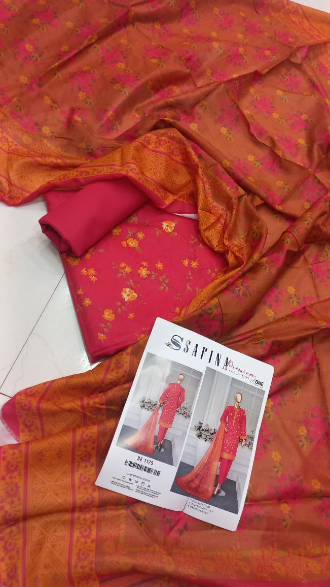 Safina 3 Pcs Lawn Suit