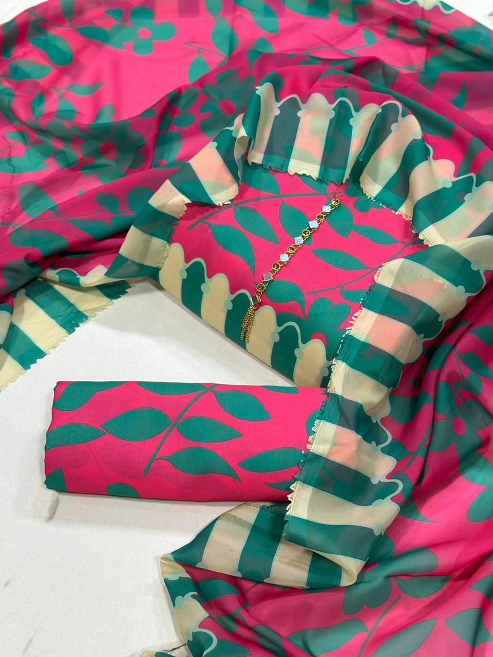 Floral Digital printed