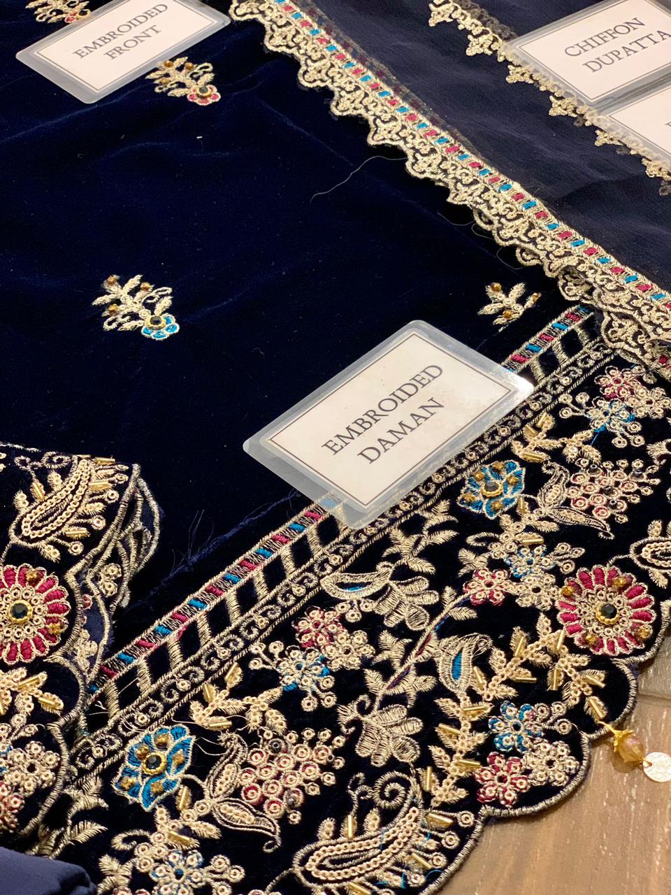 EMAN ADEEL Velvet Collection
