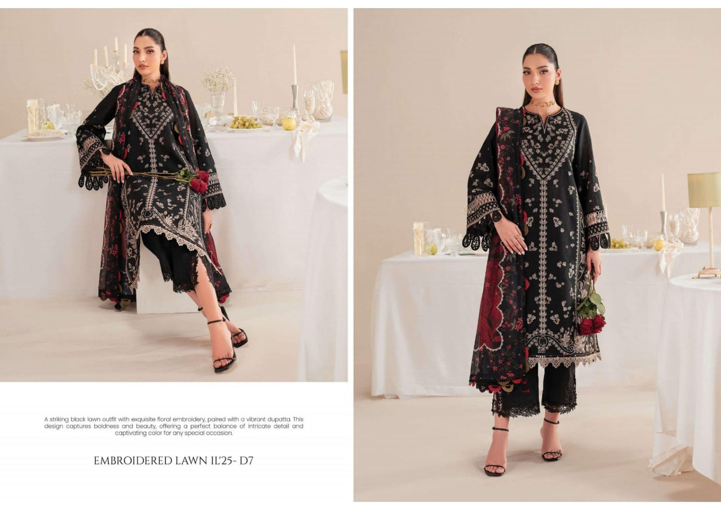 Jazmin presents Iris Embroidered Luxury Eid Lawn