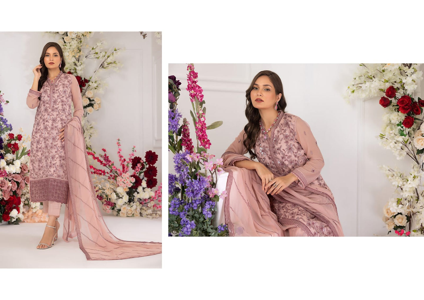 Bahar Ready to Wear Festive Stitched Chiffon