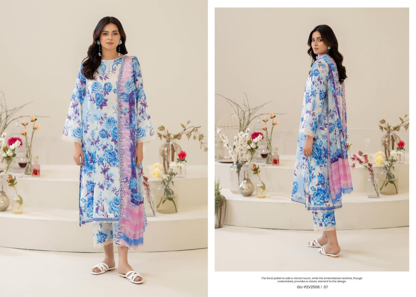 ZIVA EMBROIDERED LAWN