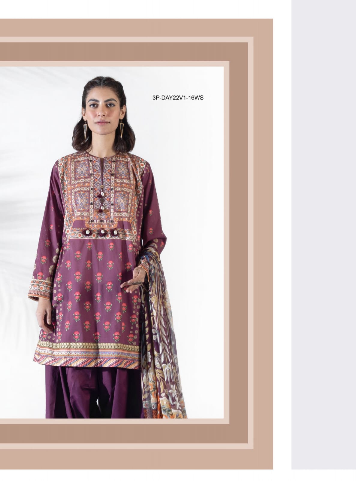 Sapphire 3 Pcs Summer Lawn Collection