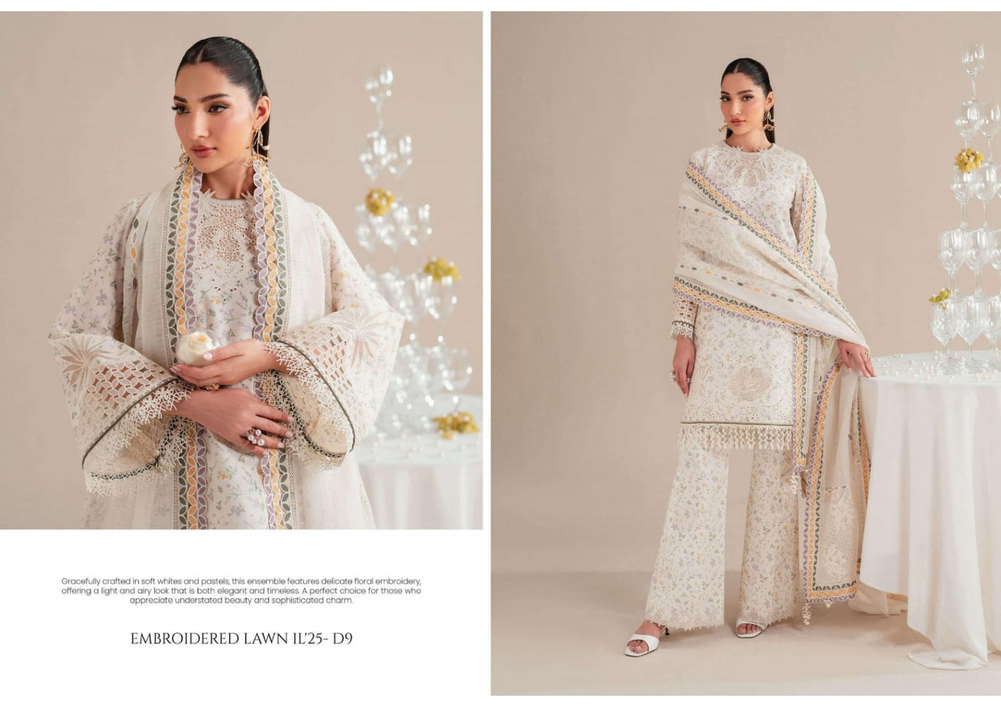 Jazmin presents Iris Embroidered Luxury Eid Lawn