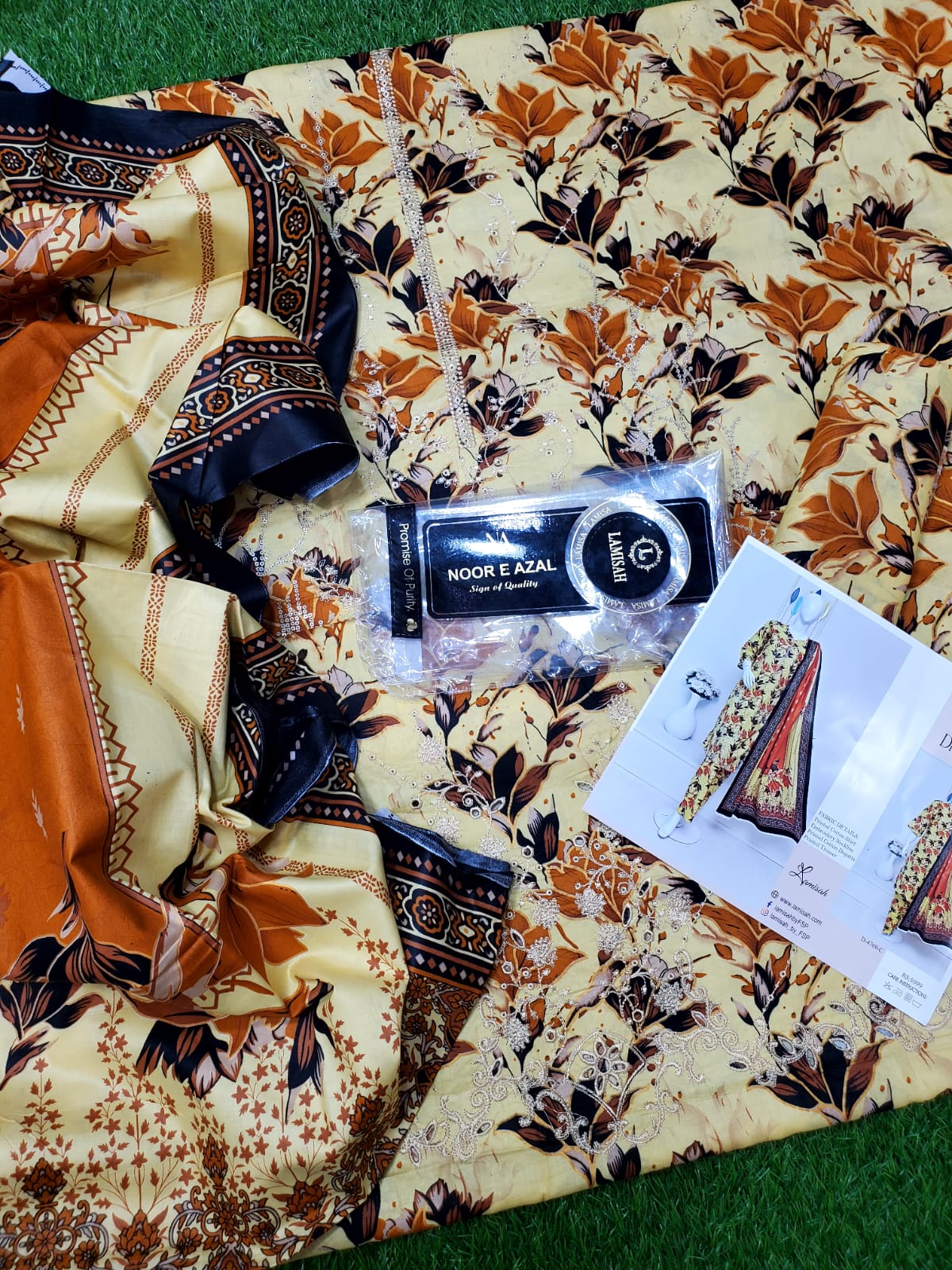 NooR Azal Embroidered 3 Pcs Collection