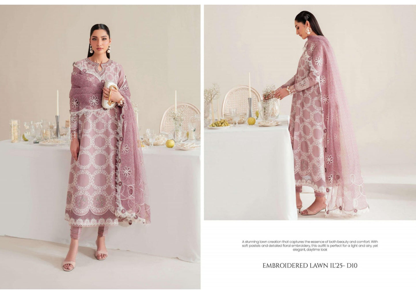 Jazmin presents Iris Embroidered Luxury Eid Lawn