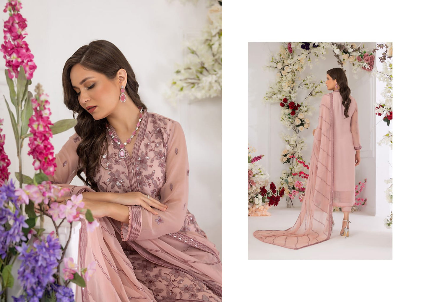 Bahar Ready to Wear Festive Stitched Chiffon