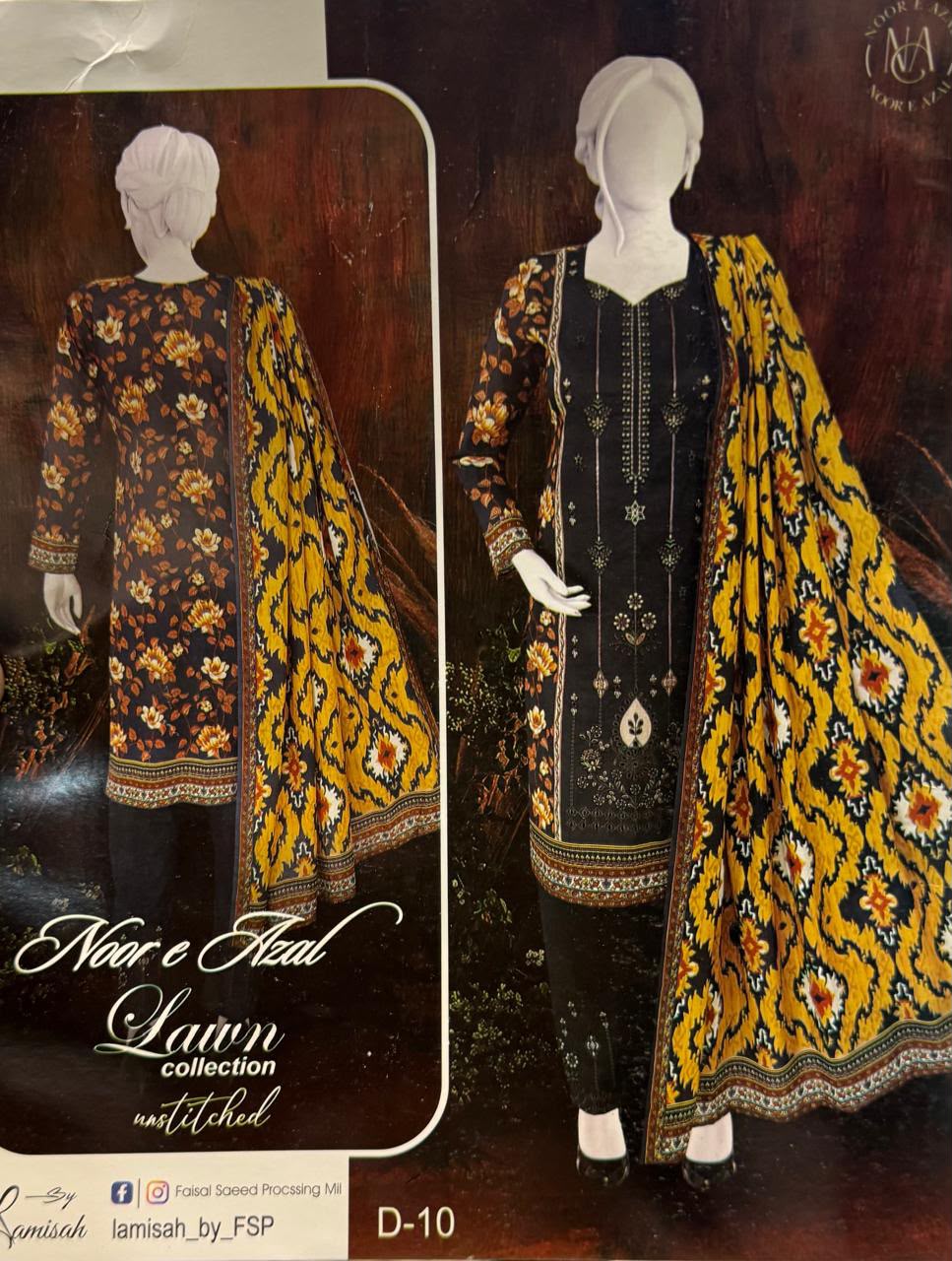 Noor e Azal Lawn 2026 Collection