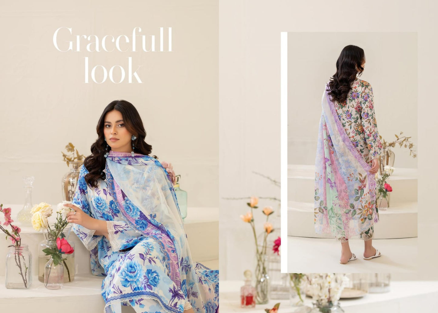ZIVA EMBROIDERED LAWN