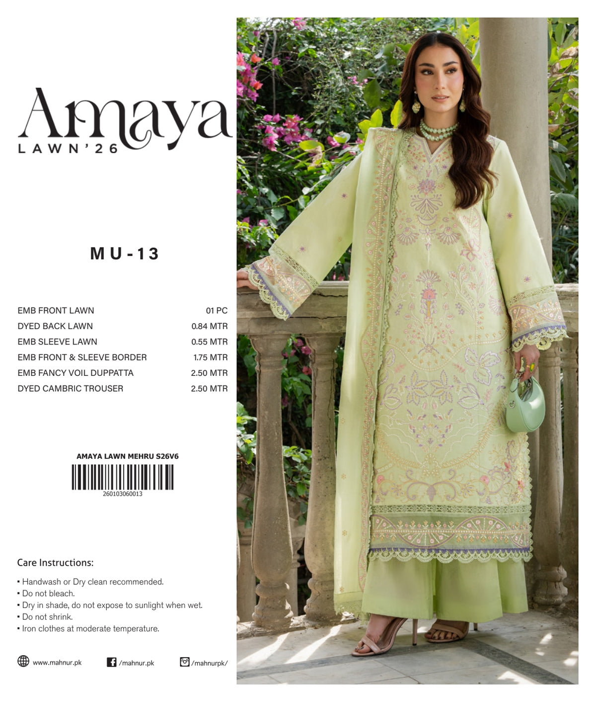 AMAYA LAWN 26 MAHNUR