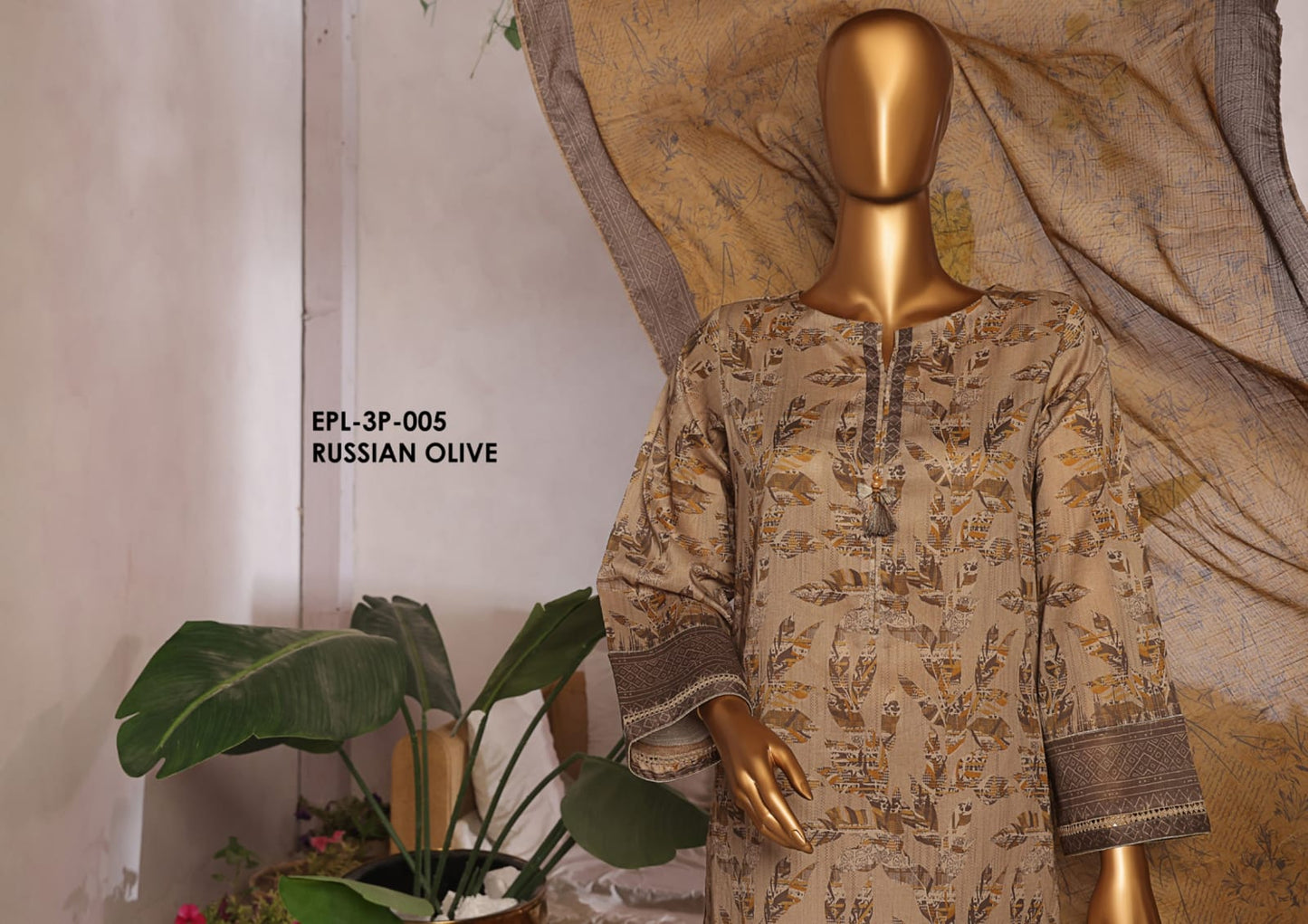 Aaskaar Printed Embroidered Boring
