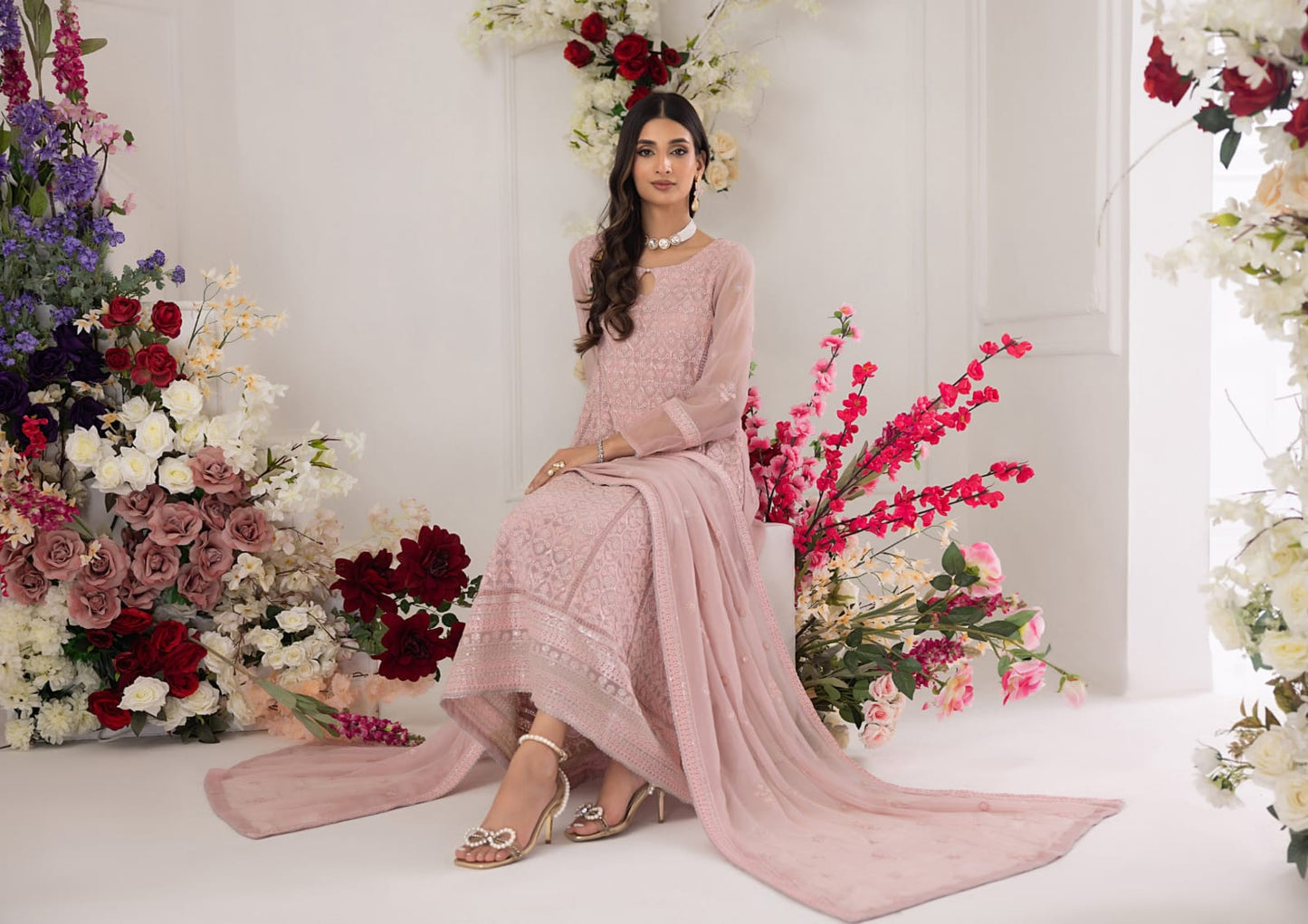 Bahar Ready to Wear Festive Stitched Chiffon