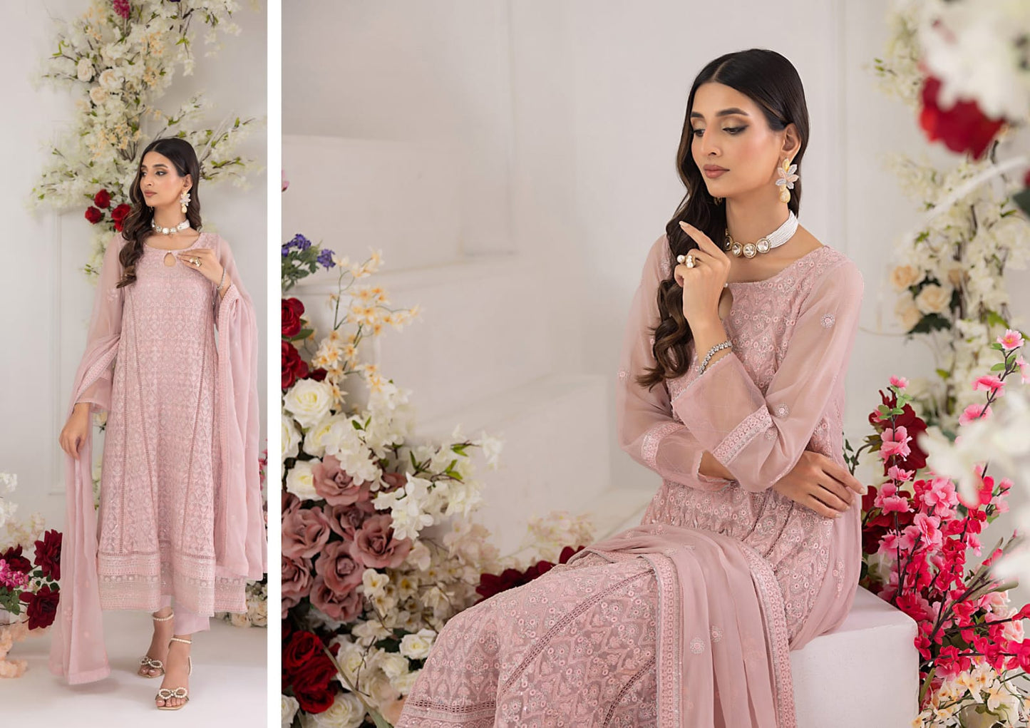 Bahar Ready to Wear Festive Stitched Chiffon