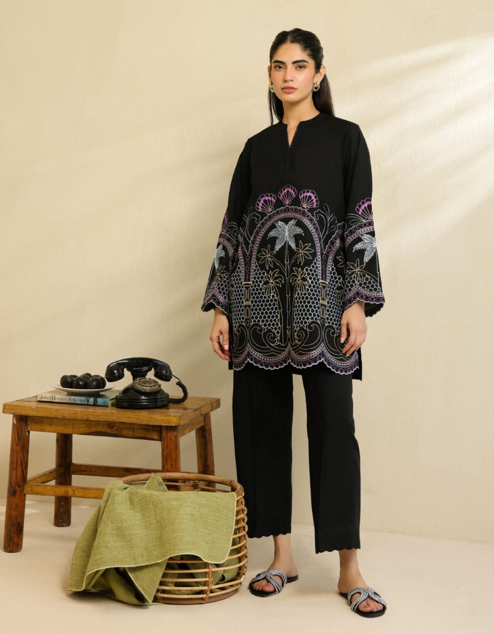 SAHAR PRET ESSENTIALS Stitched / Ready to Wear Co Ord (2pc) Cambric Collection