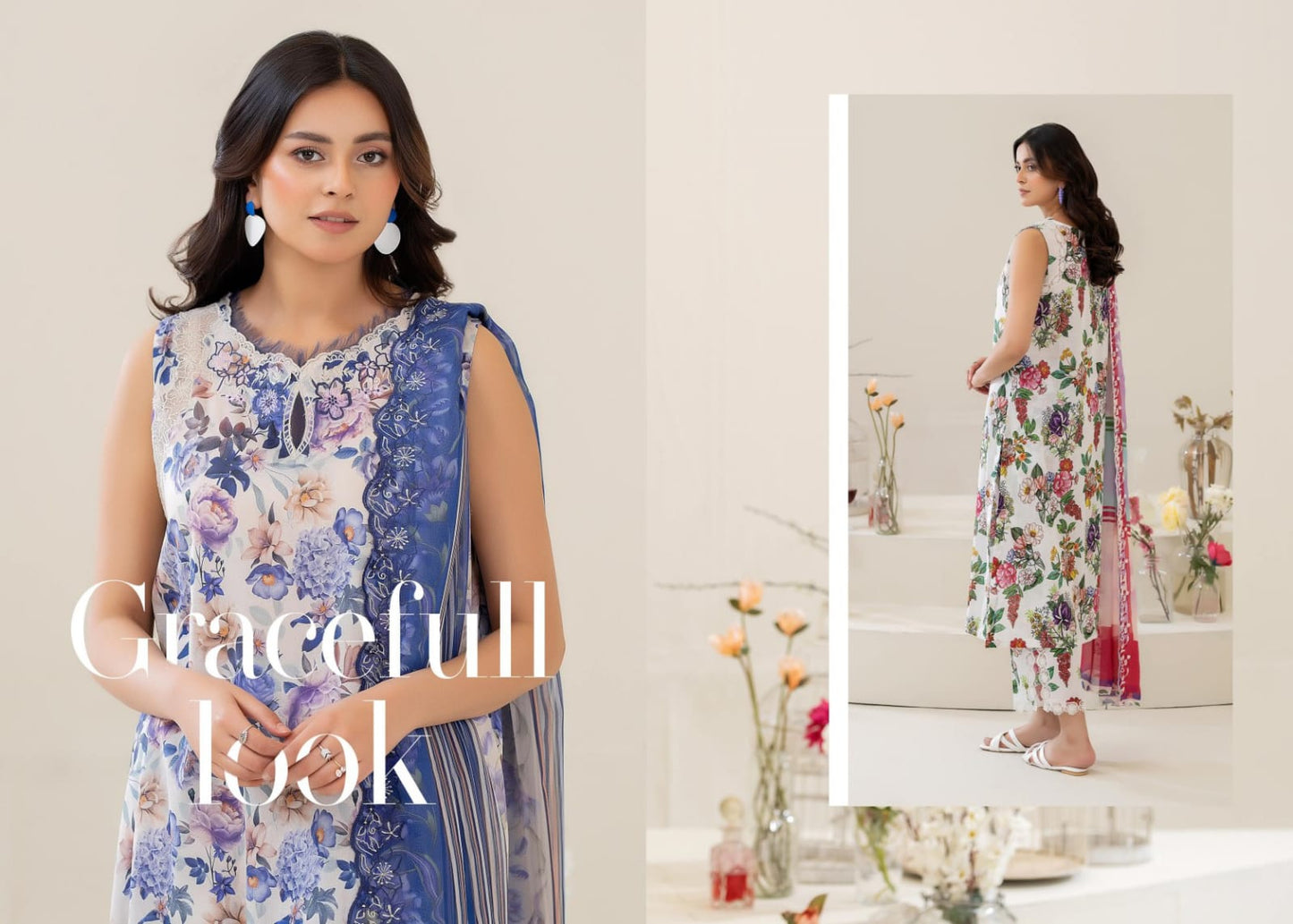 ZIVA EMBROIDERED LAWN