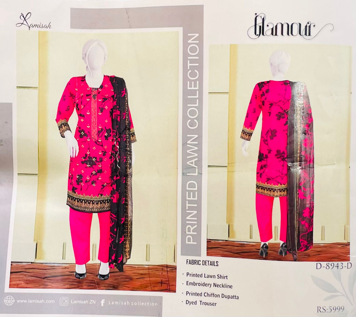 Glamour Printed Lawn