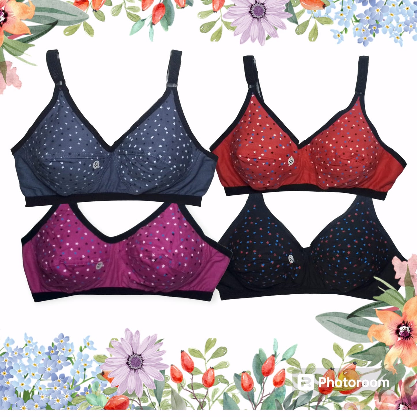 Daily Wear Floral Bra