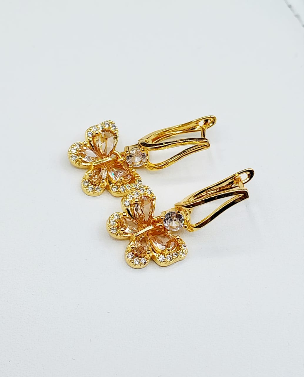China gold plated earrings Bali