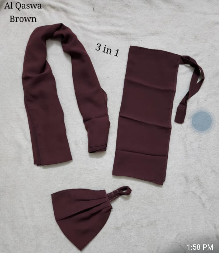3 IN 1 DEAL STOLE +CAP+ NIQAB