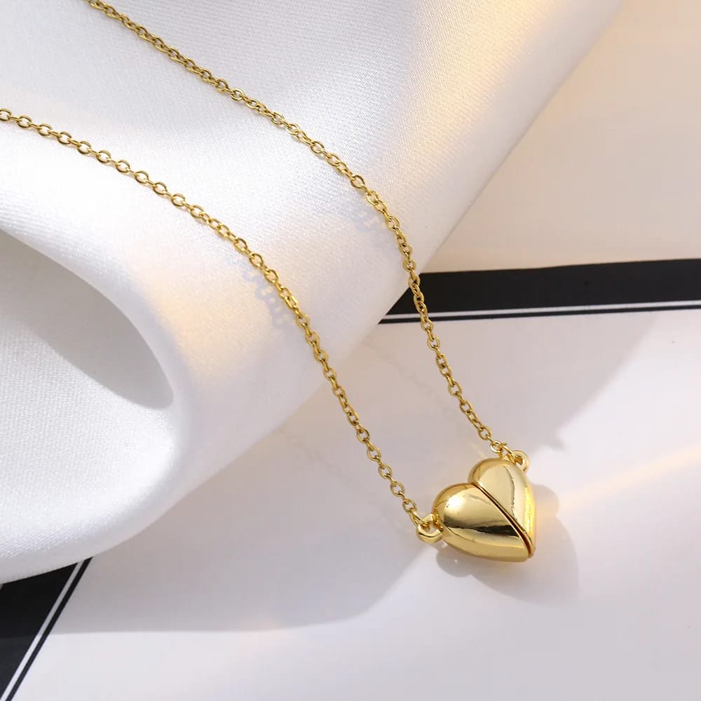 Magnet Heart Loket Chain
