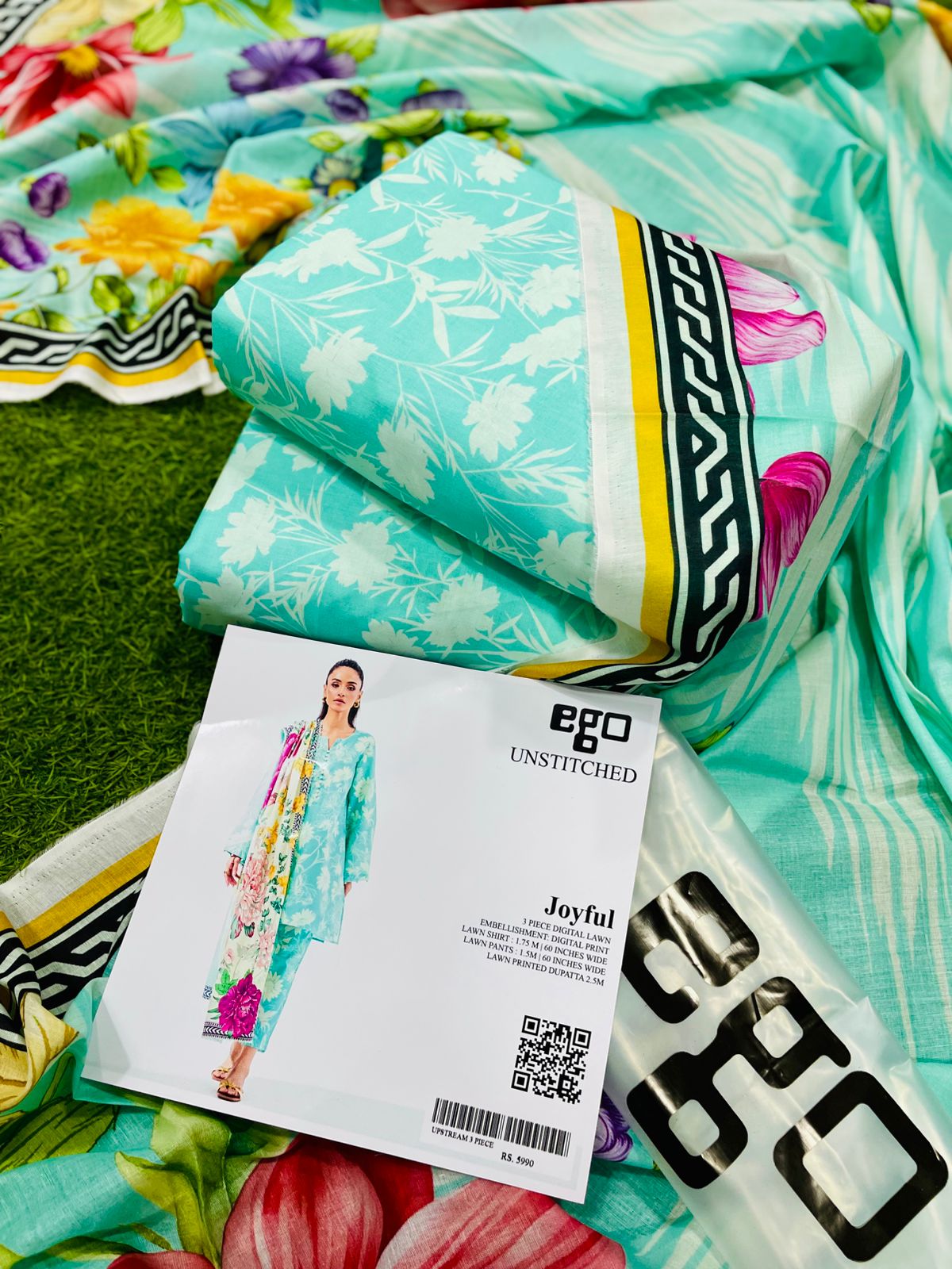 Mix Brand Lawn Suit