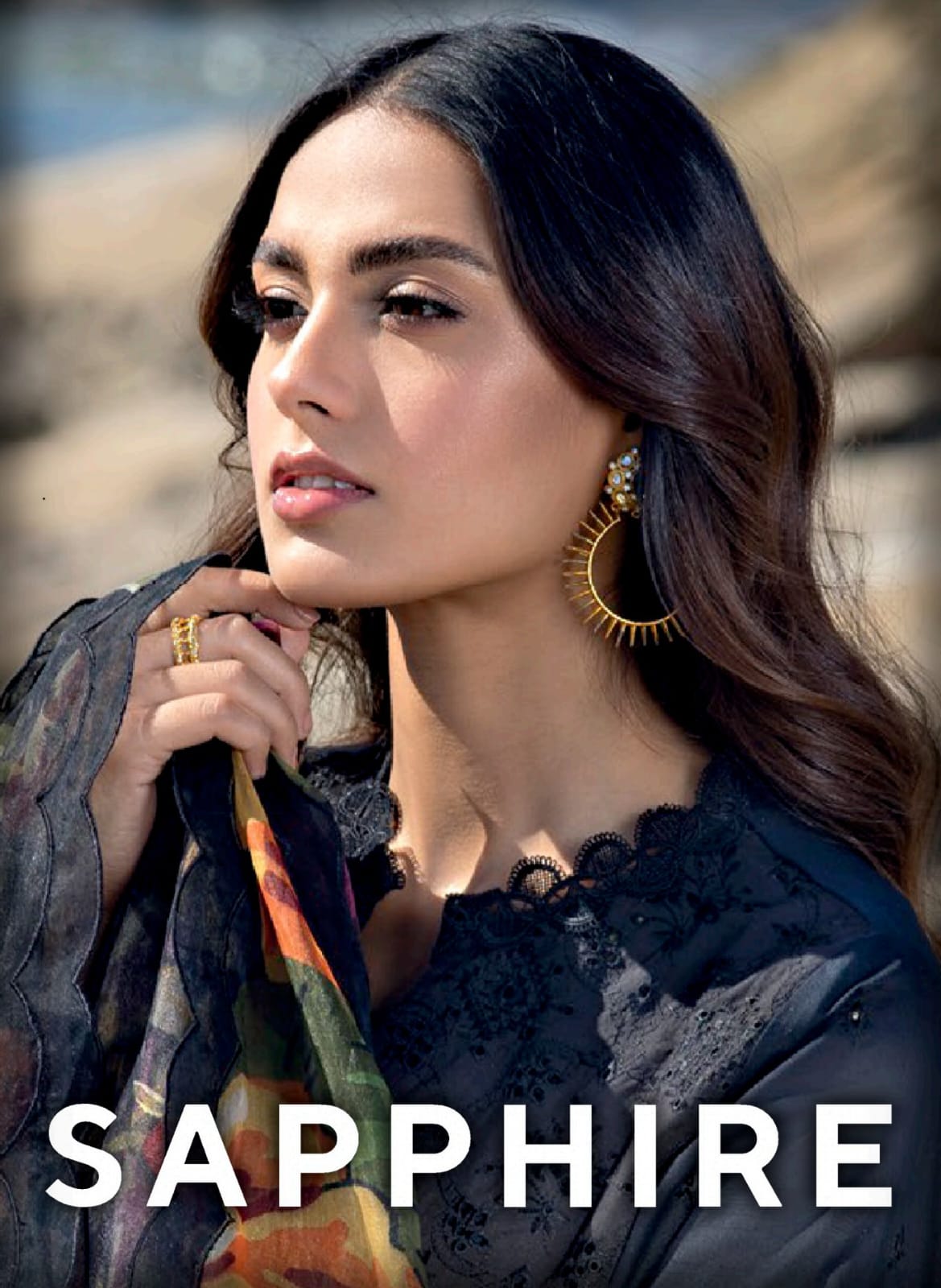 Sapphire 3 Pcs Summer Lawn Collection