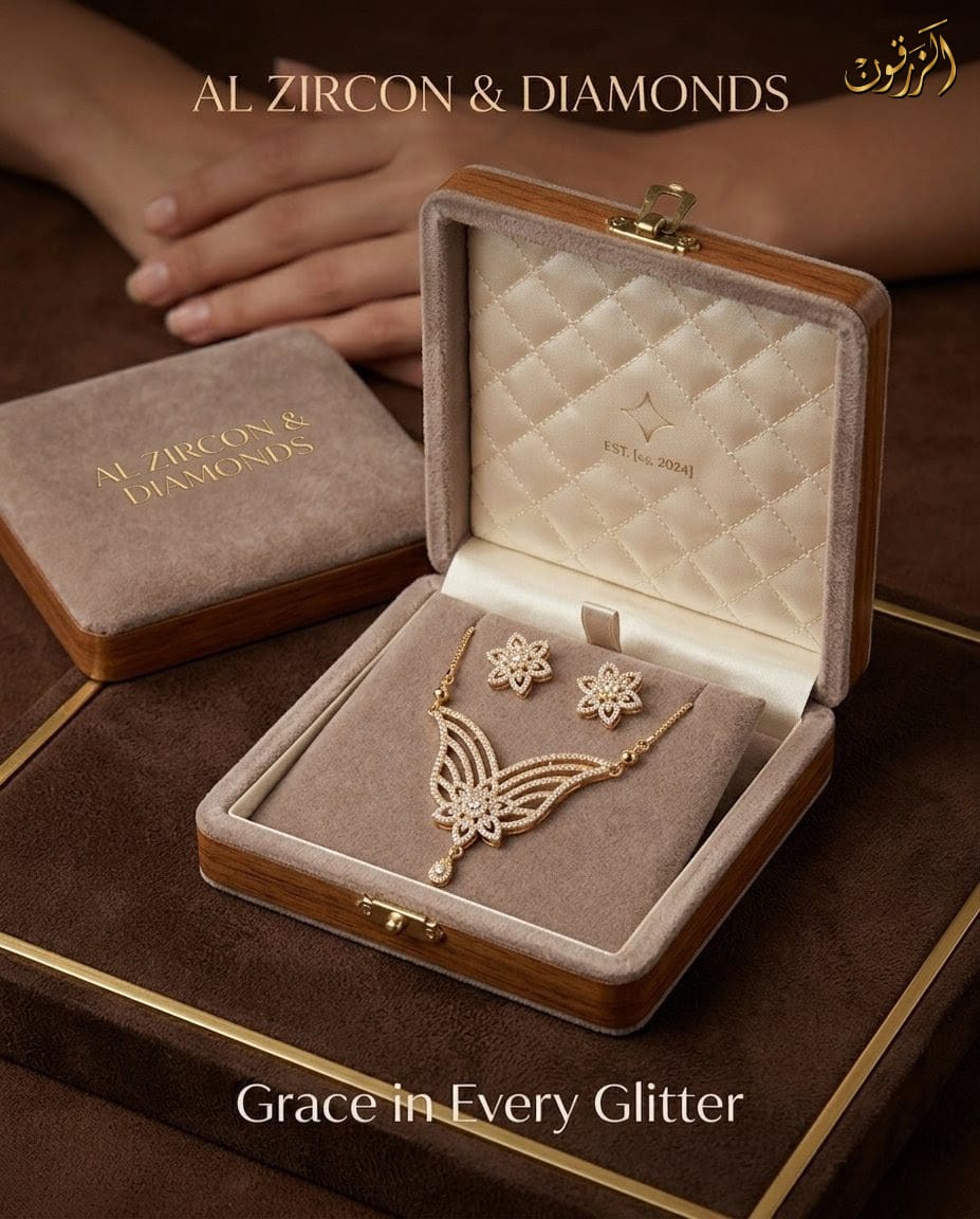Zircon Sets Gold plated Micro Zircon Set