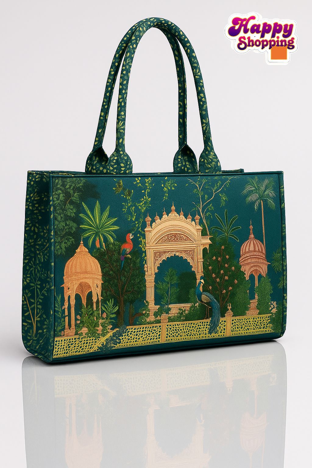Canvas Printed Shoulder Bag