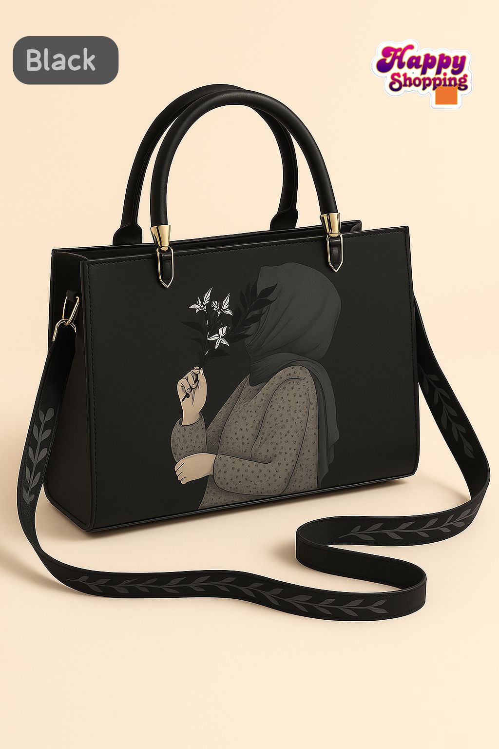 Shoulder Bag With Digital Handle For Girls
