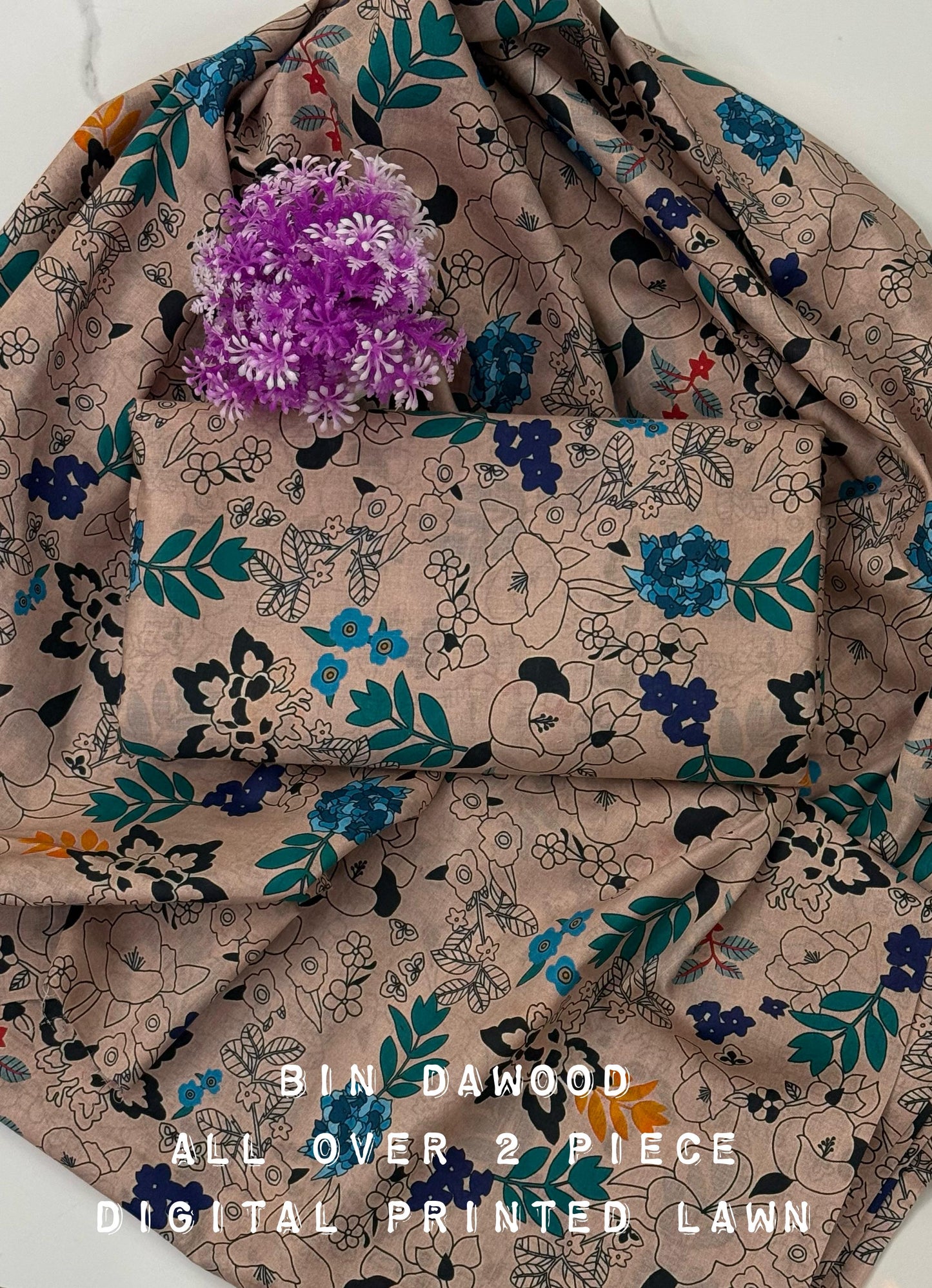 BIN DAWOOD DIGITAL ALL OVER 2 PIECE
