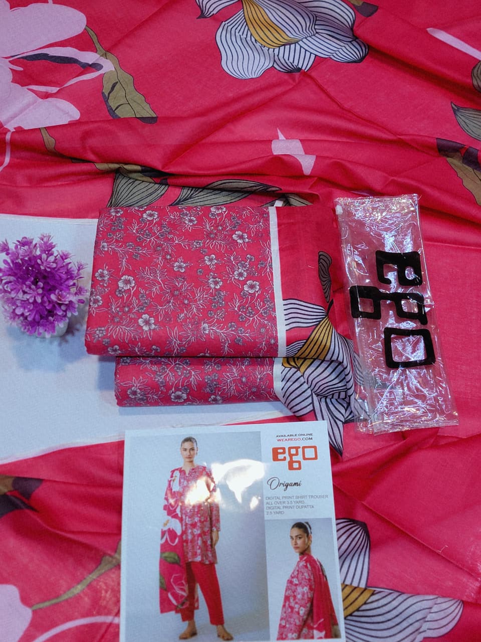 Mix Brand 3 Pcs Lawn Printed Suit