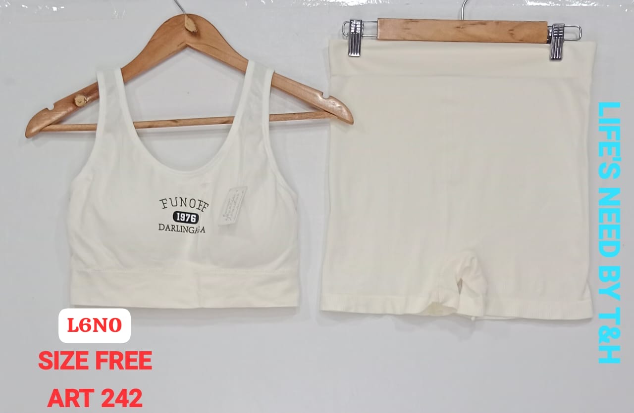 Sports Bra with boxer