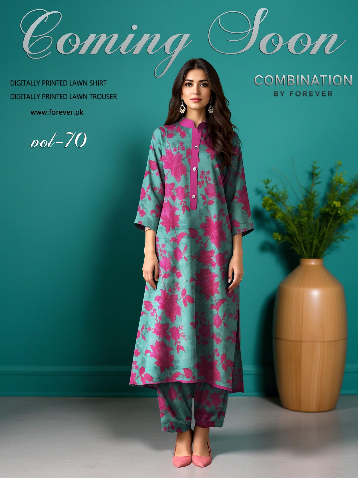 Combination Vol 70 2 Pc Premium Plain Lawn
