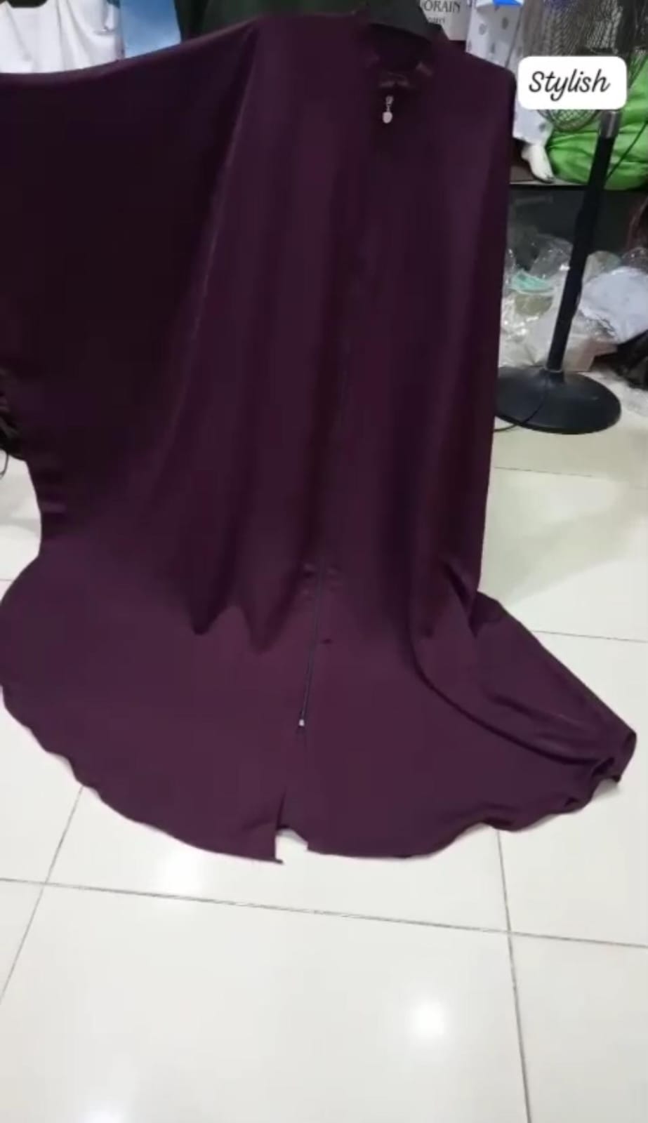 Full zip colour kaftan Without Dupatta