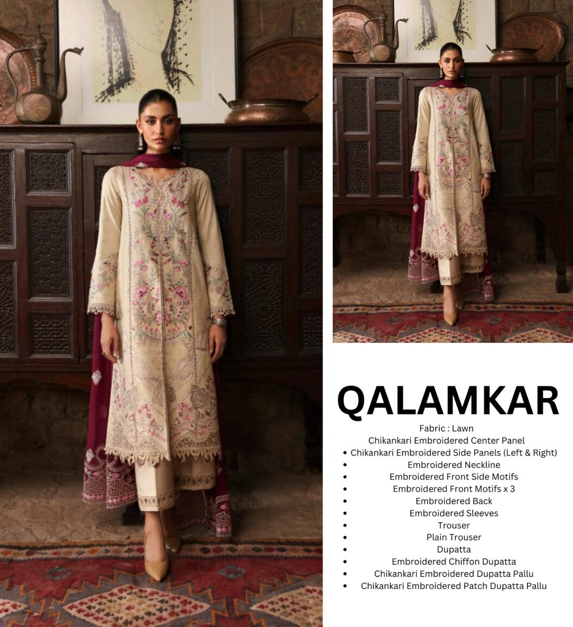 QALAMKAR Luxury Lawn Collection
