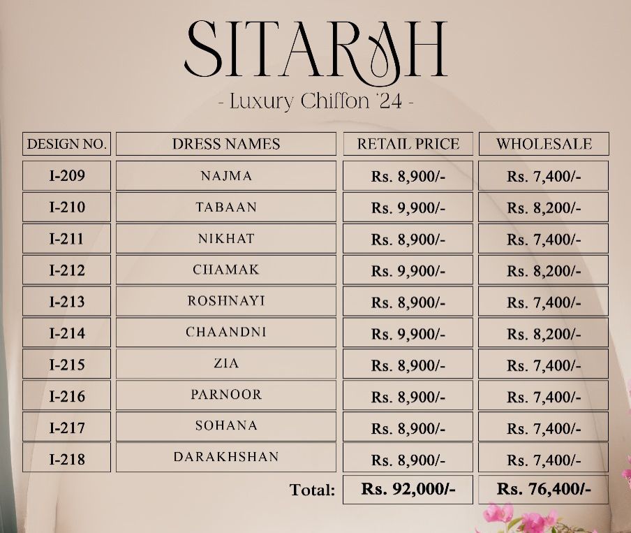 SITARAH LUXURY CHIFFON