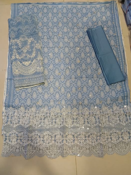 LAWN EMBROIDERY WITH EMBROIDERY DUPATTA BIN SAEED