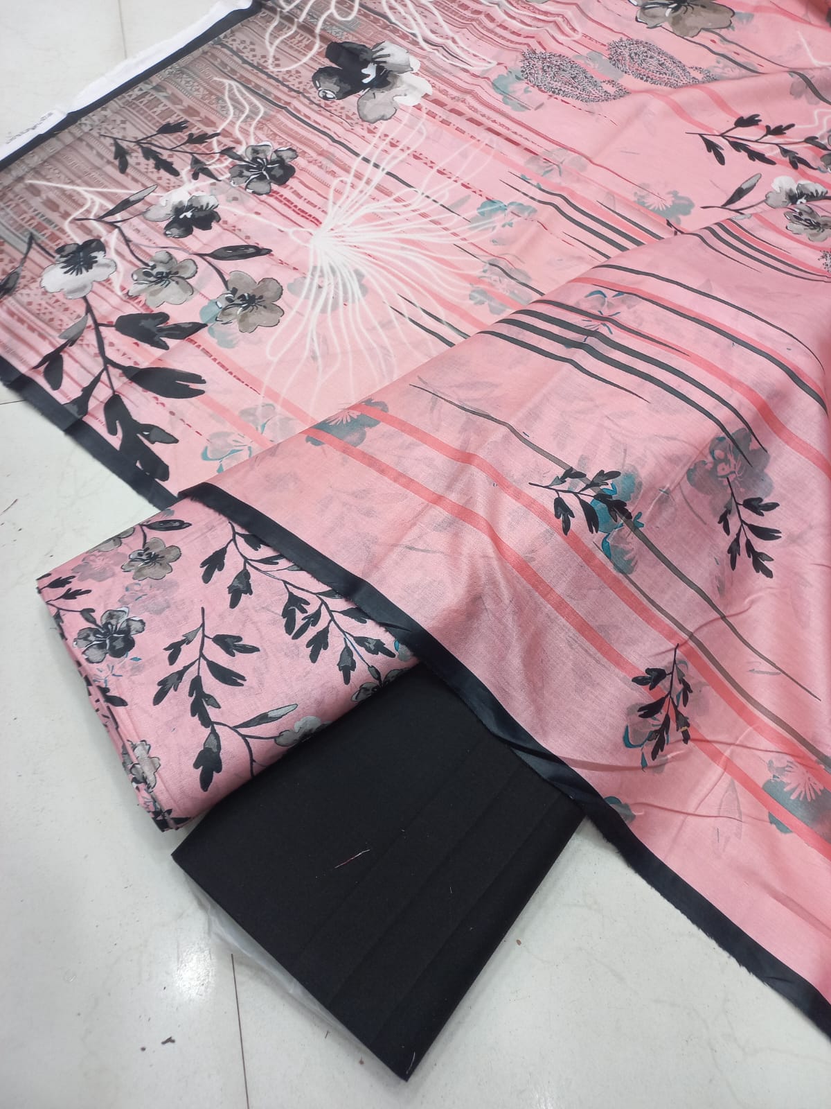 Mix Brand 3 Pcs Printed Cotton