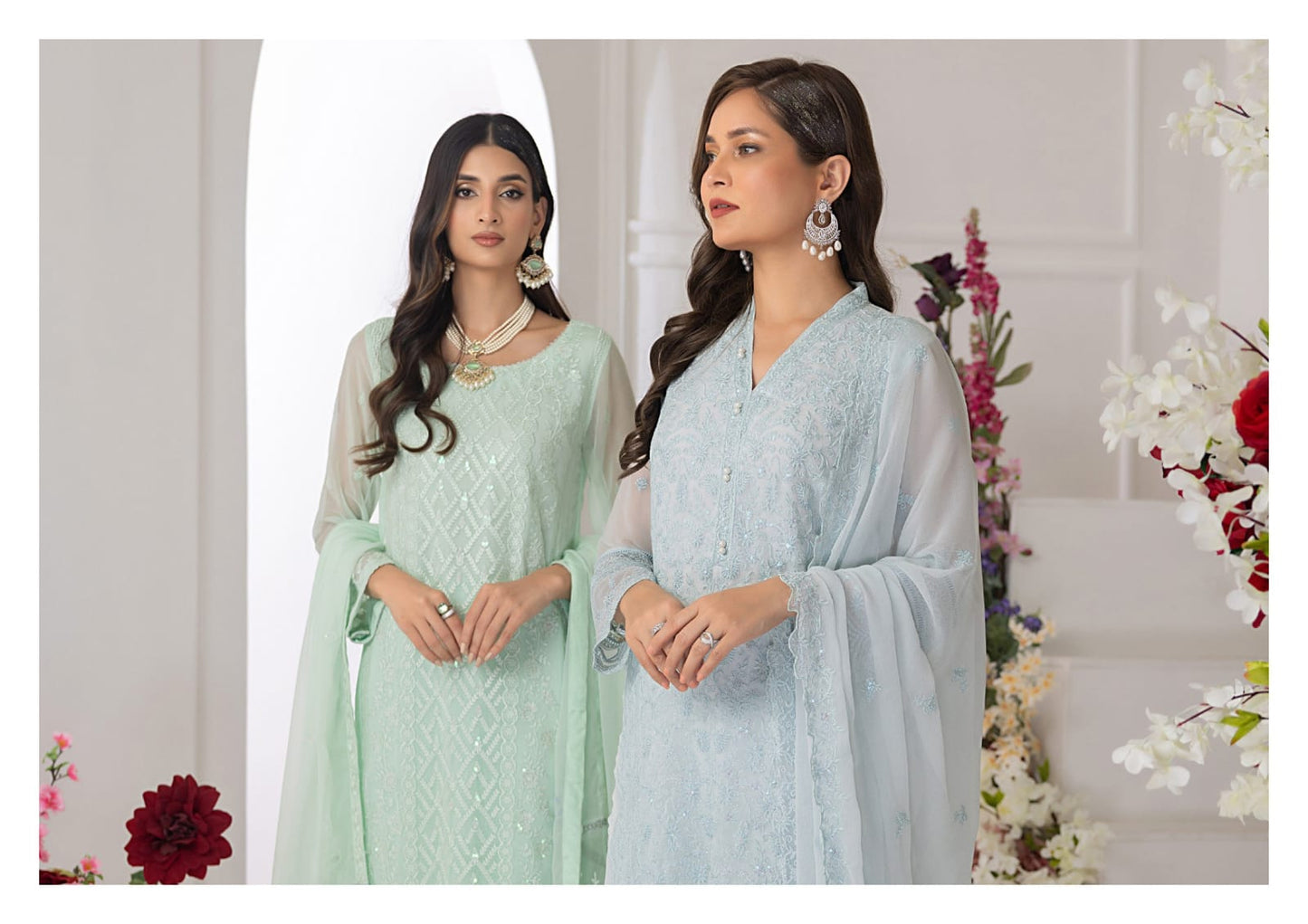 Bahar Ready to Wear Festive Stitched Chiffon