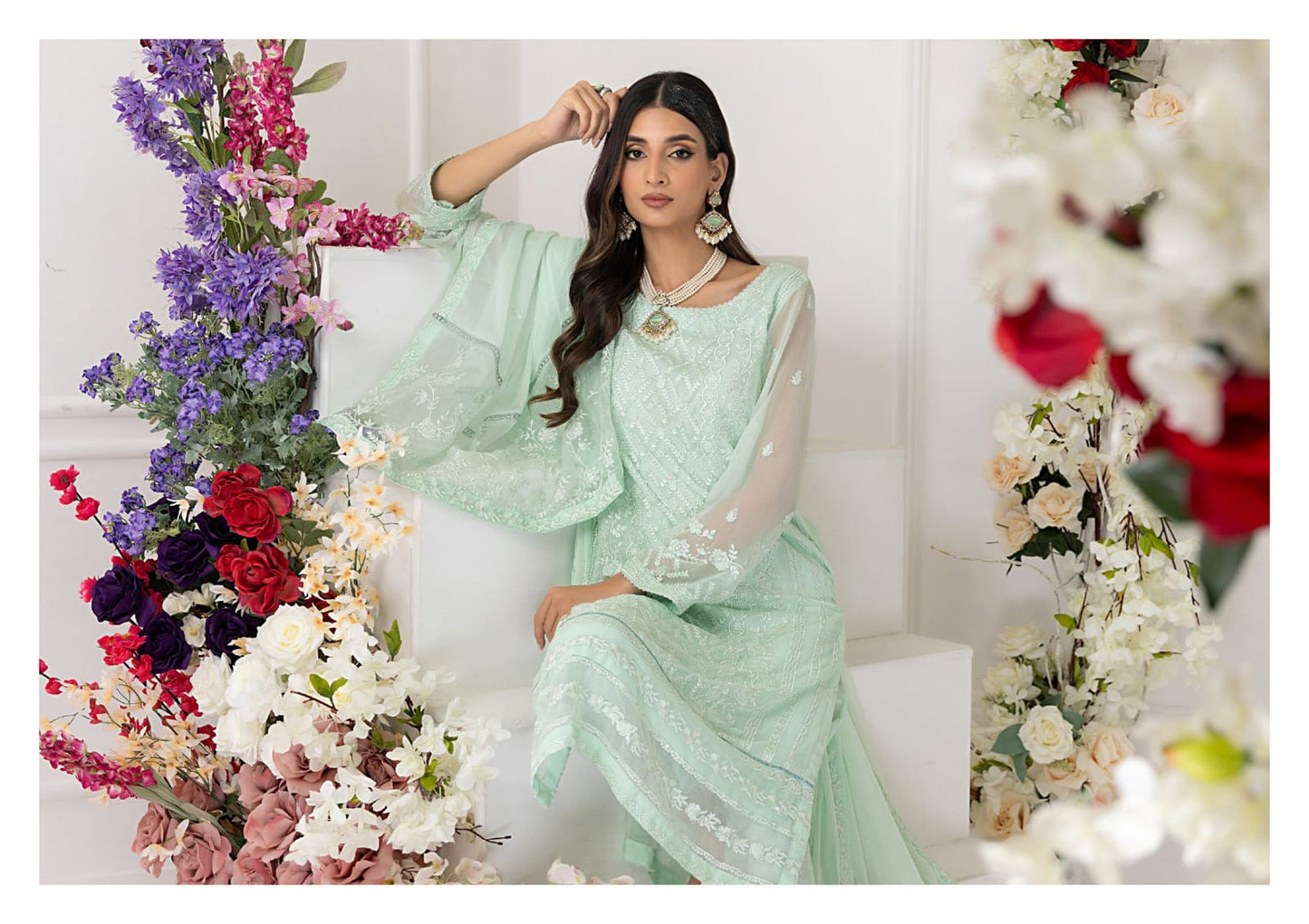 Bahar Ready to Wear Festive Stitched Chiffon