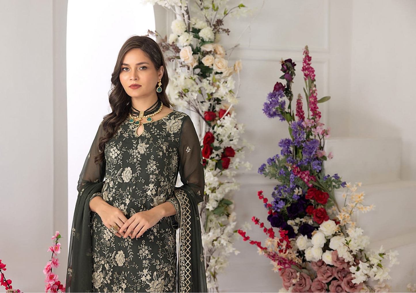 Bahar Ready to Wear Festive Stitched Chiffon