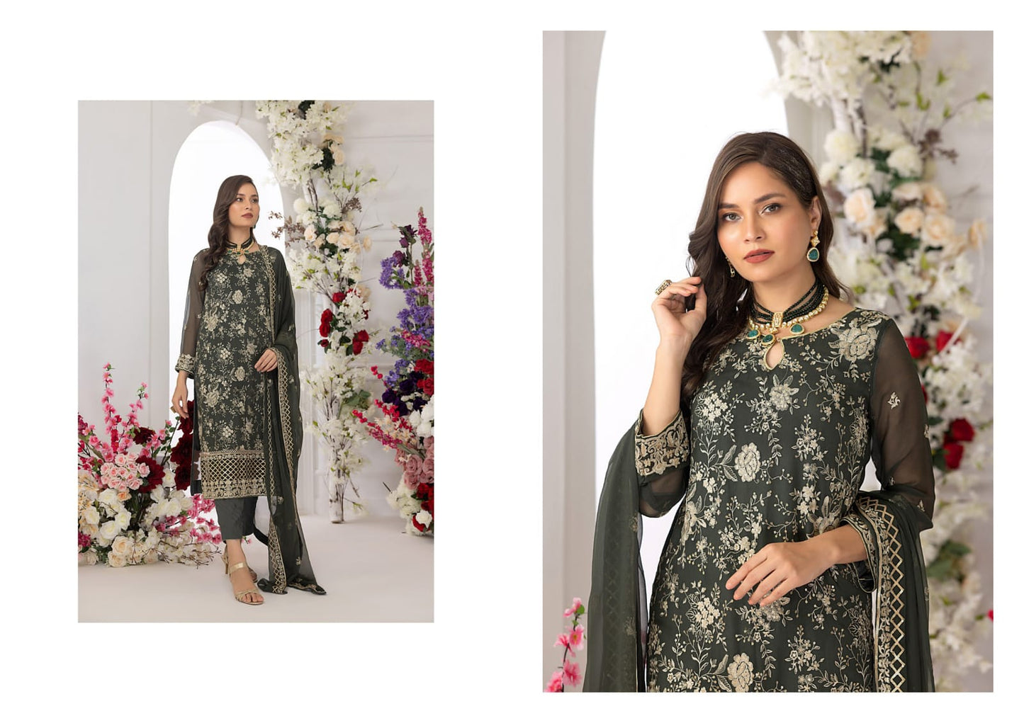Bahar Ready to Wear Festive Stitched Chiffon