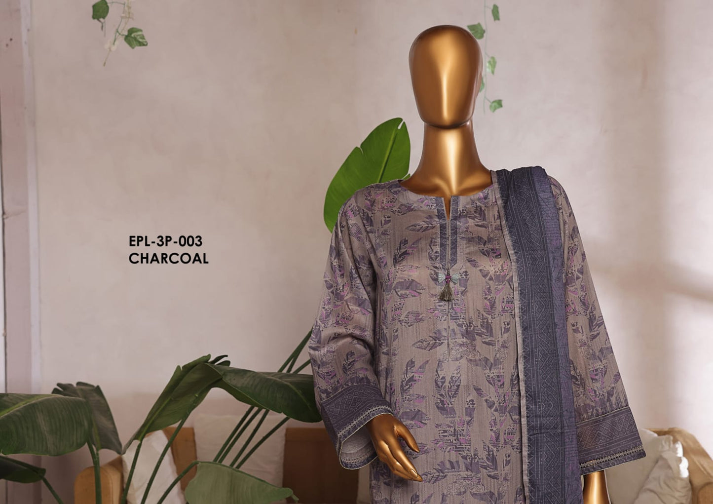 Aaskaar Printed Embroidered Boring