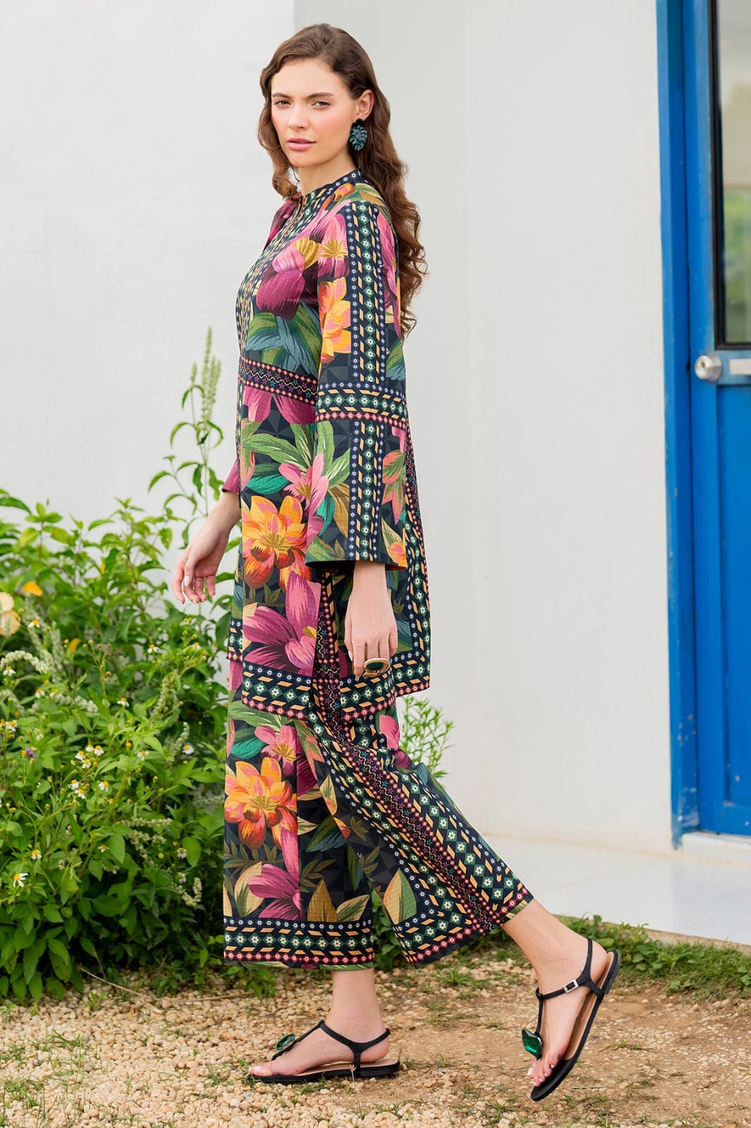 SILK COLLECTION Floral Digital Printed