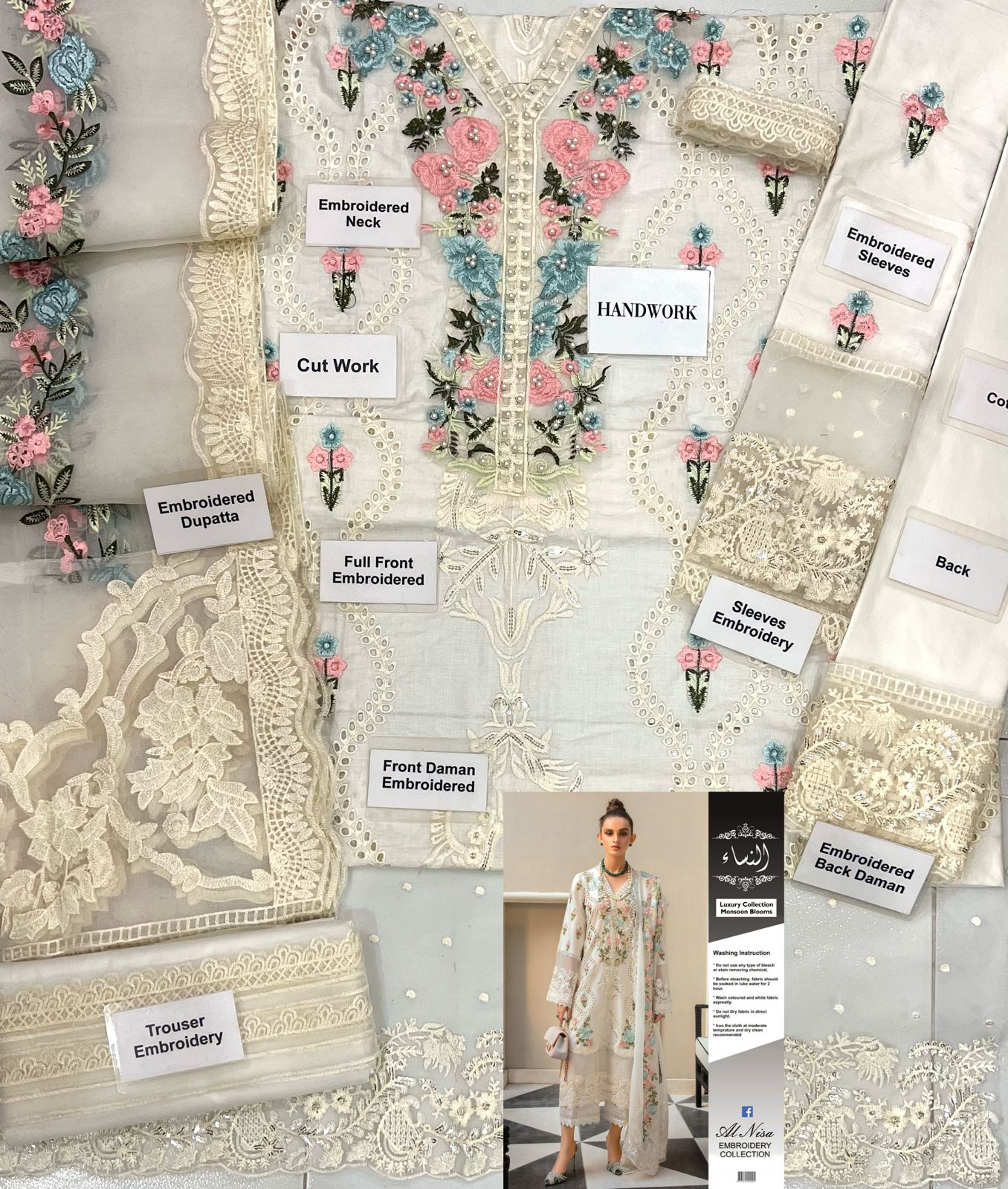Crimson Luxury Chikankari Collection